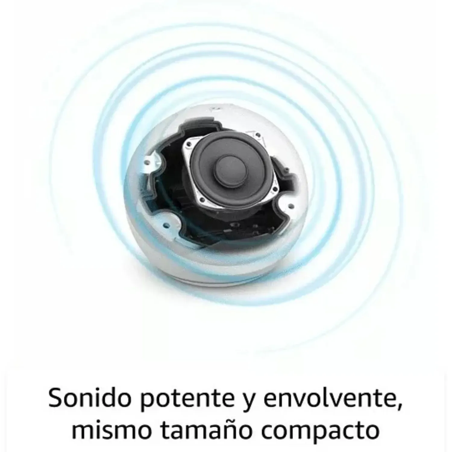 Parlante asistente Alaxe bluetooth con luces RGB y reloj miniatura 3